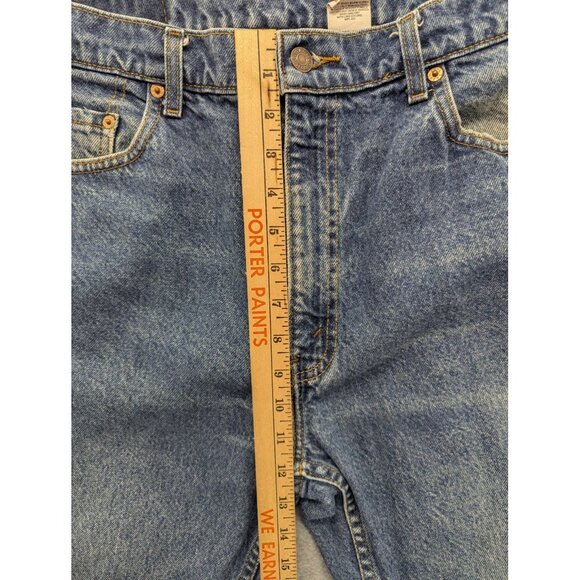Vintage Levis 505 Jeans Mens 36x30 Blue Regular Fit Straight Leg Medium Wash 90s - Picture 5 of 15